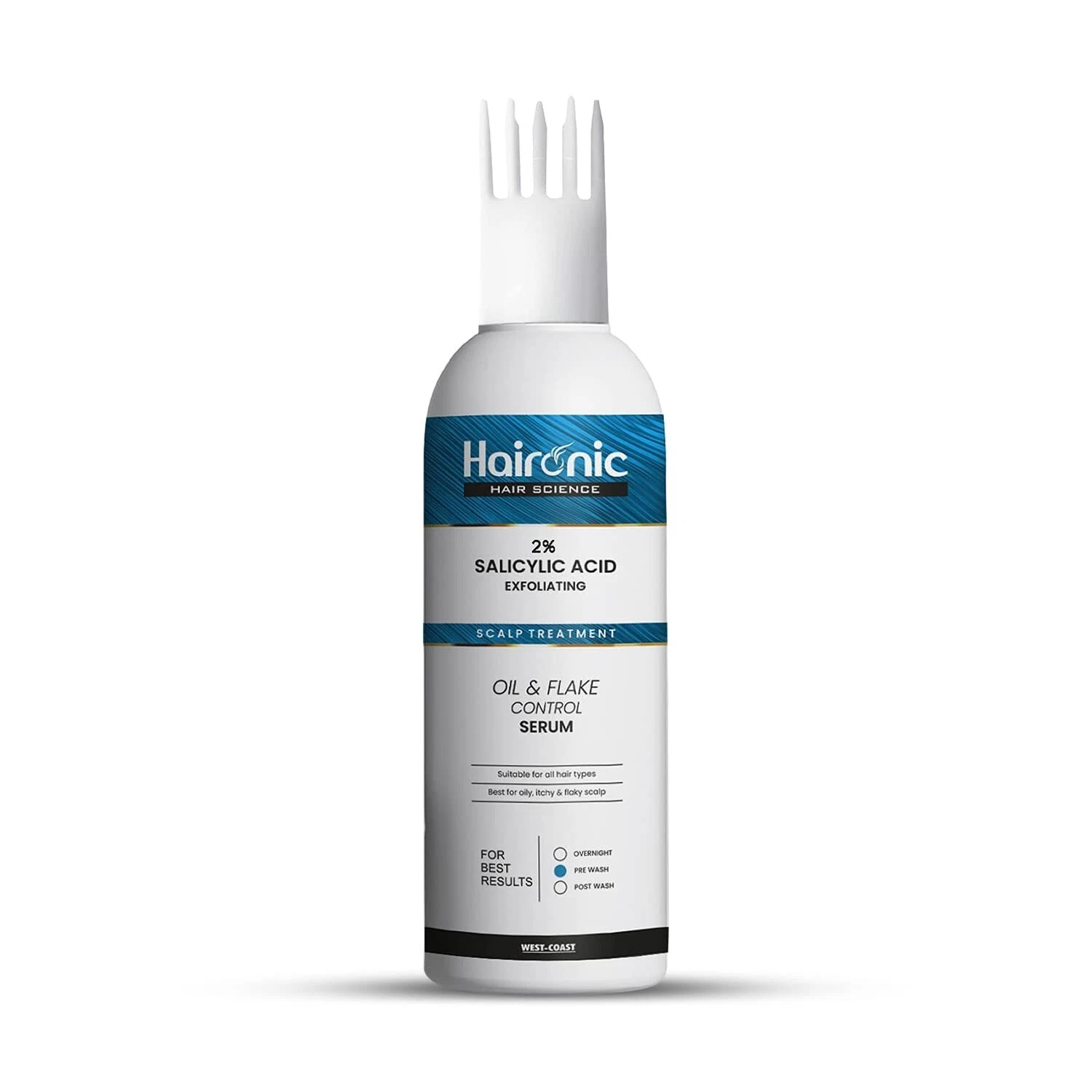 Haironic 2% Salicylic Acid Exfoliating Scalp Oil & Flake Control Hair Serum 100m