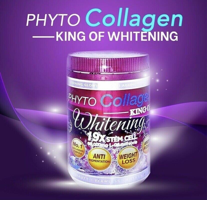 Lot De 5 Boîtes Phyto Collagène Of King - Complément éclaircissant Anti-âge - Poudre 700g