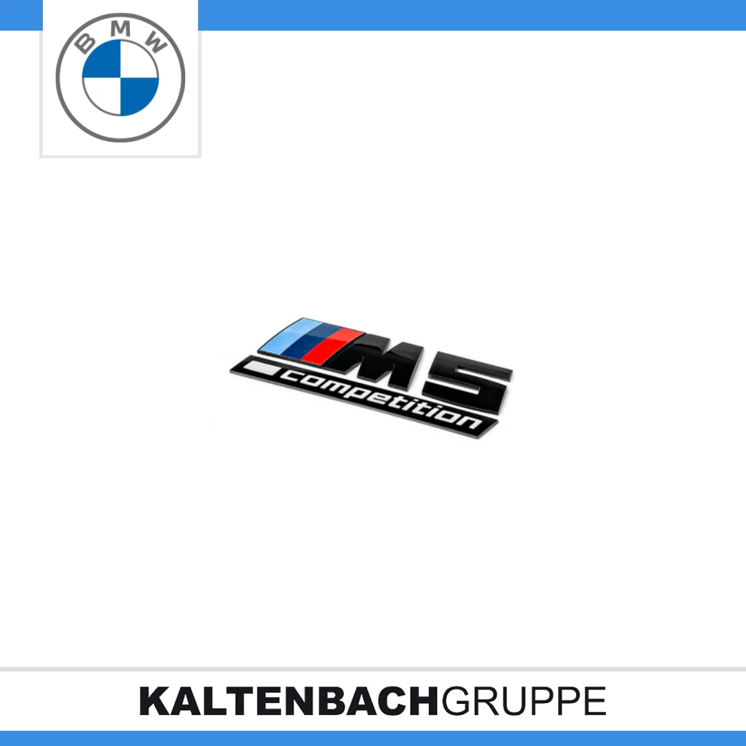 ORIGINAL BMW M5 Competition Emblem Schriftzug selbstklebend F90 