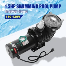 1.5HP Above Swimming Pool Pump Motor In/Above Ground w/ Strainer Filter Basket