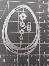 Universal Thin metal die cut tool emboss Easter Egg Flower Daisy petal leaf Hunt