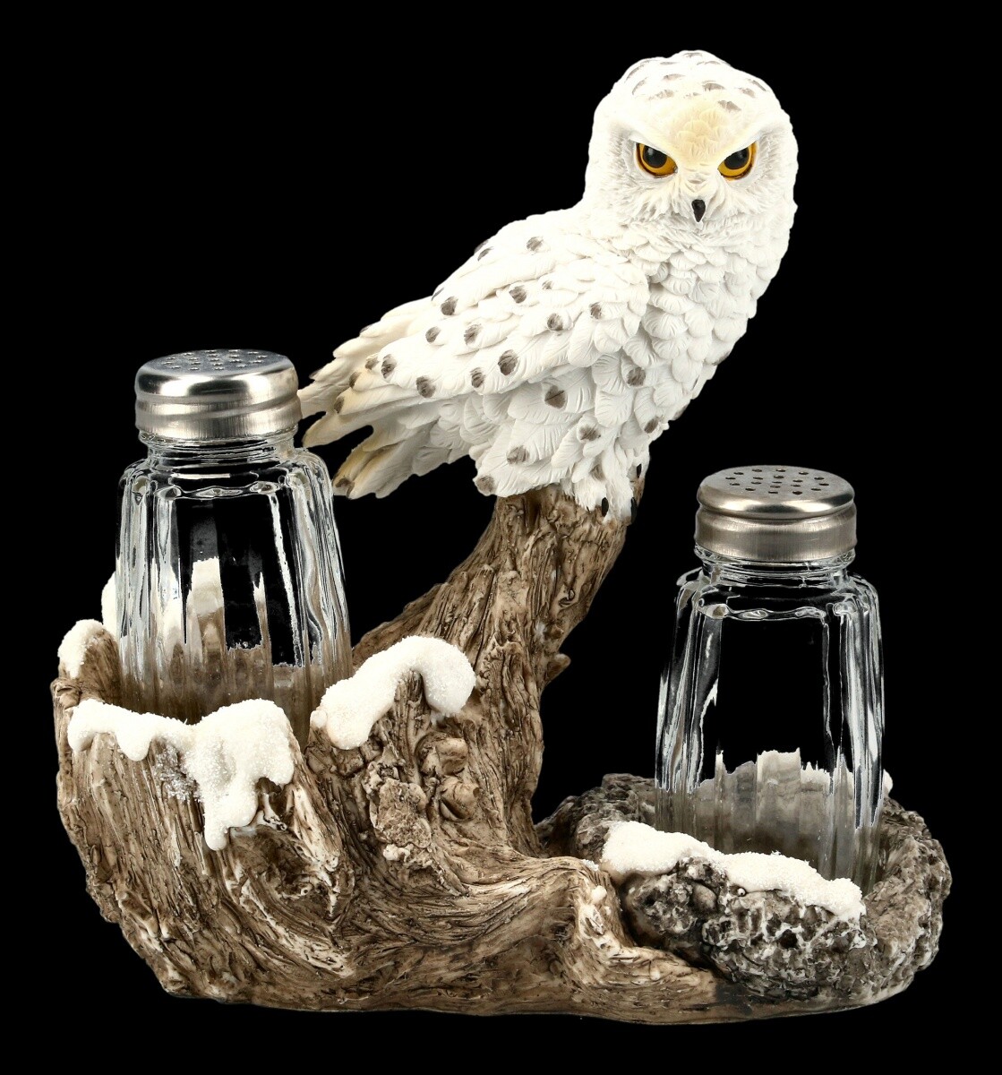 Salt and Pepper Shaker - Snowy Owl - Uhu Kautz Spice Shaker Table Decoration