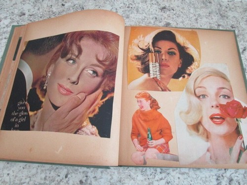 Libro de recortes vintage de mediados de siglo con recortes de revista de Hollywood años 50-1960 - Imagen 6 de 10