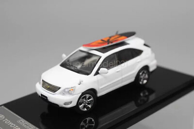 For GCD 1/64 Scale Toyota Harrier XU30 SUV White Diecast Car