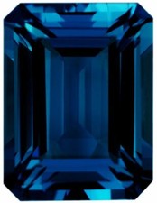 Natural London Blue Topaz Emerald Cut Loose Gemstone AAA 5x3mm-20x15mm VIDEO