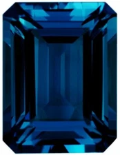 Natural London Blue Topaz Emerald Cut Loose Gemstone AAA+ 5x3mm-20x15mm VIDEO
