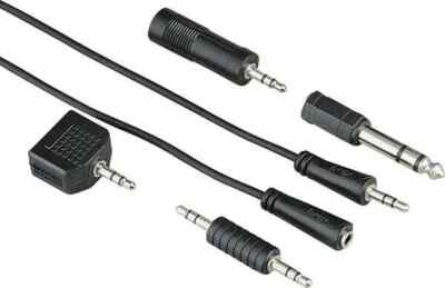 Hama AUX-Anschluss-Set Audio, Connection Kit Stereo, 3,5mm Plug 2,5m, 00122330