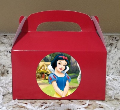 Snow White Pillow Boxes Instant Download Printable Snowwhite Gift Box Party Favors Pack Set Princess Party Treat Boxes Cute Present Idea
