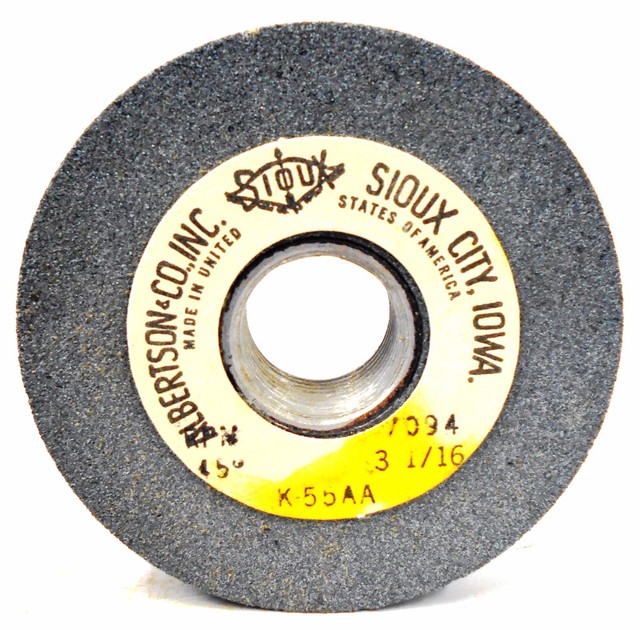 SIOUX TOOLS INC. K55AA VALVE SEAT GRINDING WHEEL, 3 1/16"45FIN, MAX