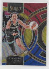 2024 Panini Select Chennedy Carter  Red and Blue Prizm  #199 158/399