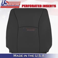 2004 2005 2006 2007 For Toyota Highlander Driver Top Leather Seat Cover Black