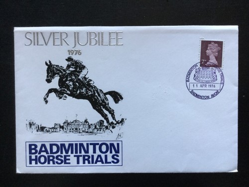 GB 1976 Badminton Horse Trials Silver Jubilee Souvenir Cover (PSE720)