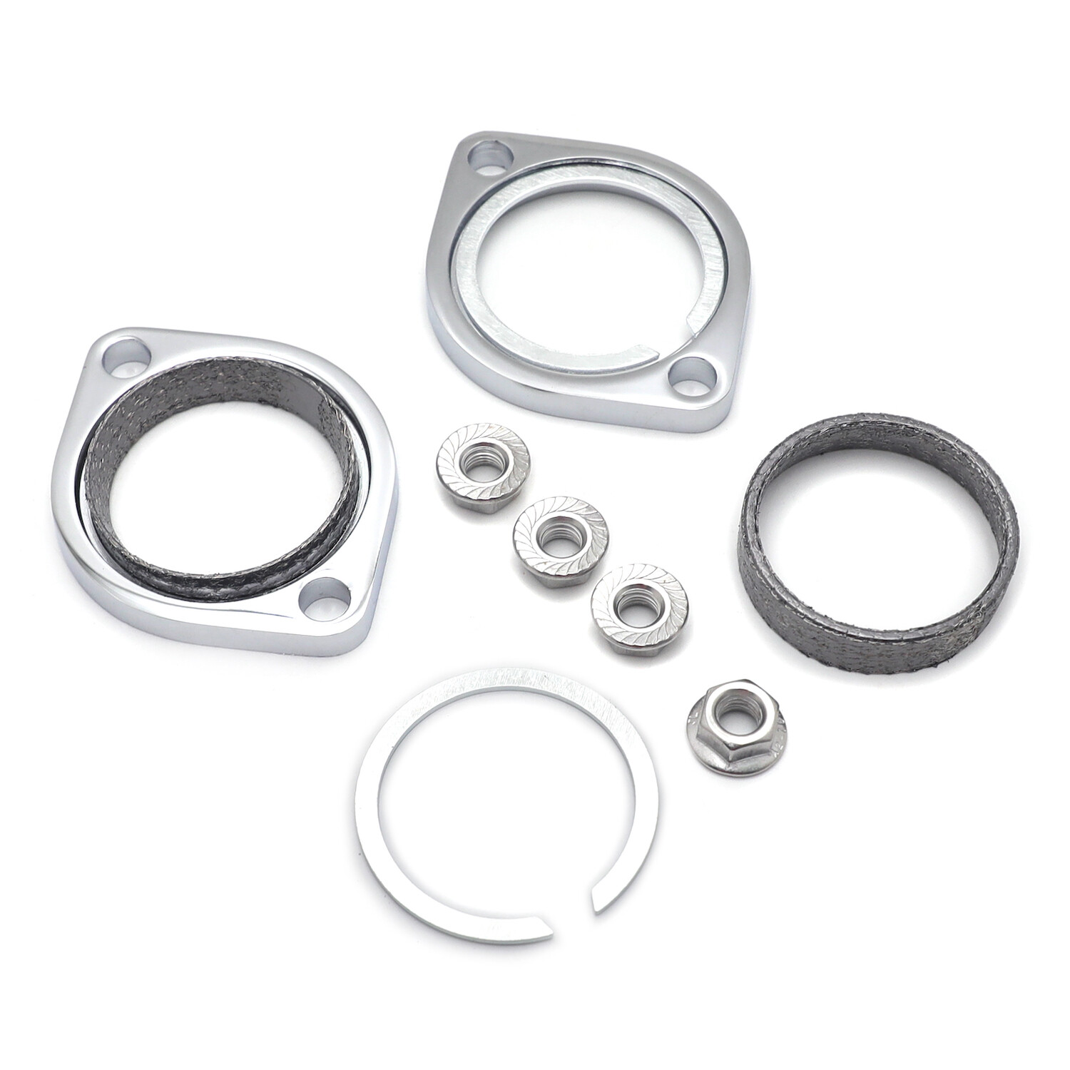 Exhaust Flange Gasket Seal Install Kit For Harley Big Twin Sportster