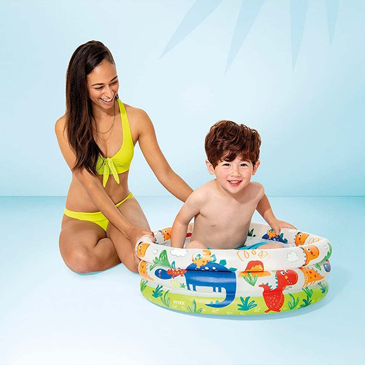Intex 57106 Piscina Piccola 3 Anelli - Qualità Intex Garantita