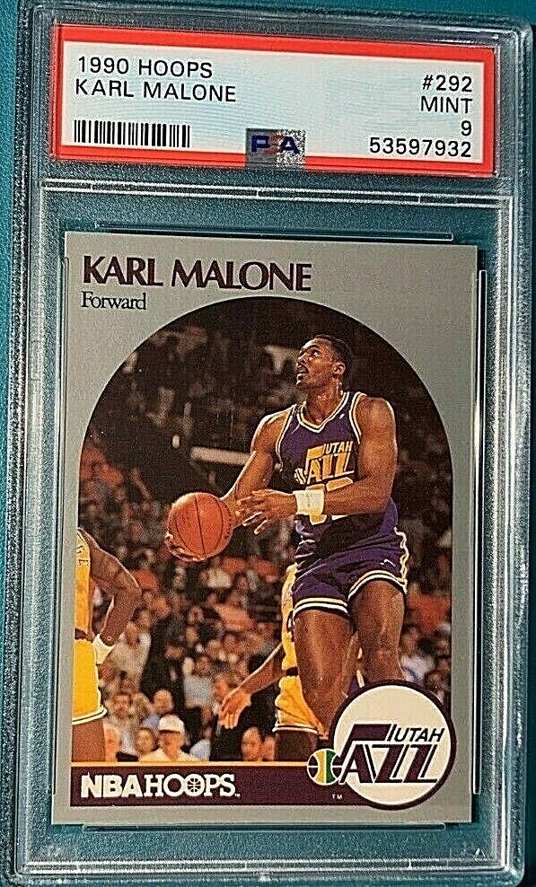 1990 Hoops Basketball #292 Karl Malone PSA 9 | eBay