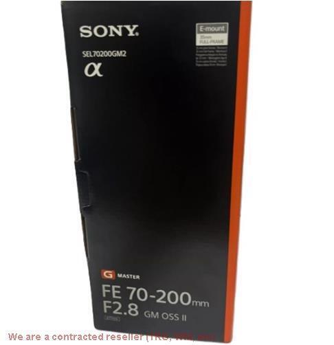 Основной объектив Sony FE 70-200Mm F2.8 GM OSS II с телеобъективом G Master - белый