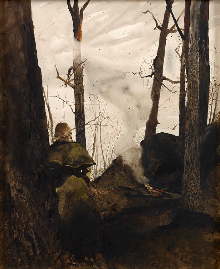 Andrew Wyeth、WITCH DOOR、希少画集画、新品高級額、額装付 Andrew Wyeth、WITCH DOOR、希少画集画、新品高級額、額装付