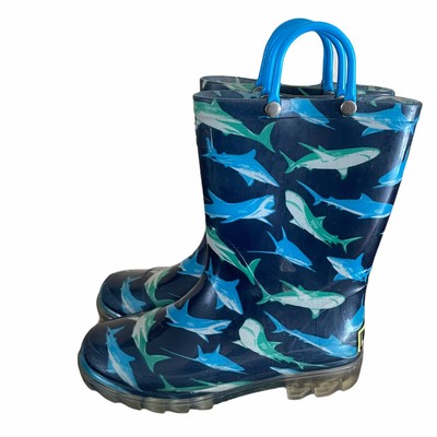western chief shark rain boots