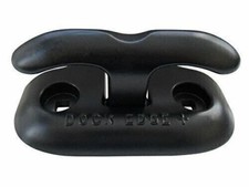 Dock Edge Flip Up Dock Cleat, 6" - Black Aluminum