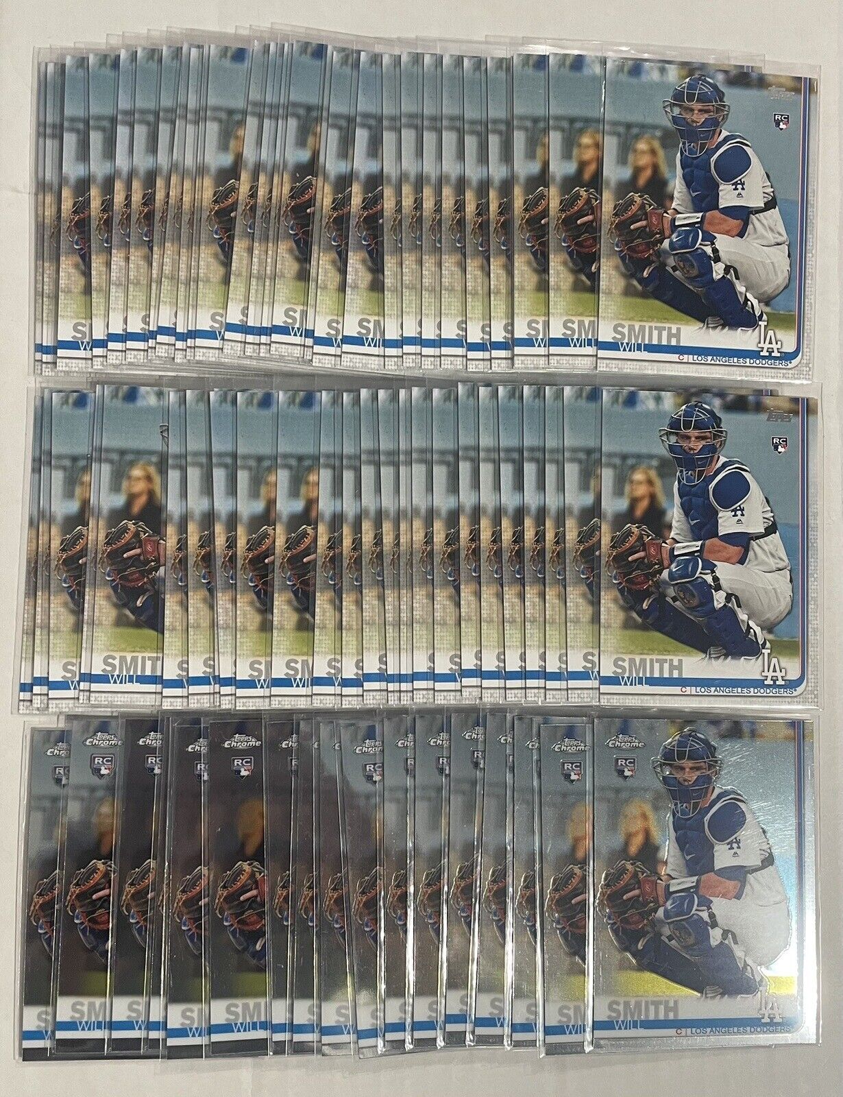 2019 Topps Update / Chrome LOT OF 70 Will Smith RC Rookie 53 Paper + 17 Chrome