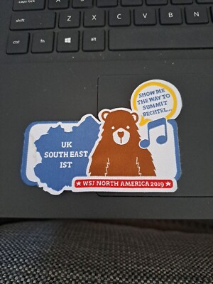 UK Contingent World Scout Jamboree 2019 North America Scout Badge Patch