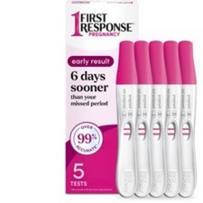 First Response Early Result Pregnancy Test, 5 Count Pack of 1 D0