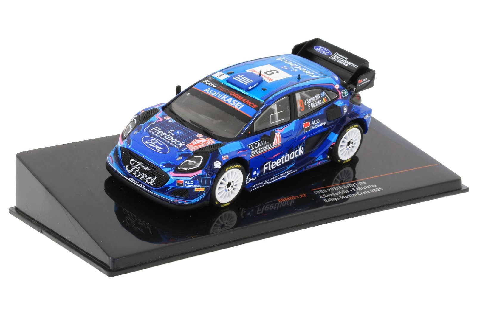 FORD Puma WRC Rally1 Réplique Fidèle IXO MODELS pour Compléter Vitrine de Collection WRC