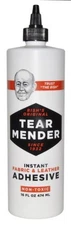 Tear Mender Instant Fabric And Leather Adhesive, 16 Oz Bottle, Tg-16