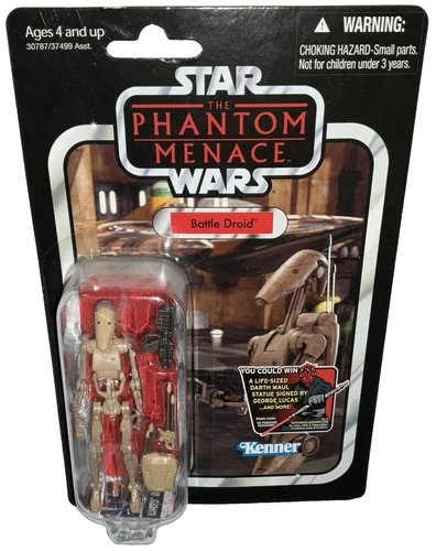 Star Wars Vintage Collection BATTLE DROID 3.75" Figure VC78 The Phantom Menace
