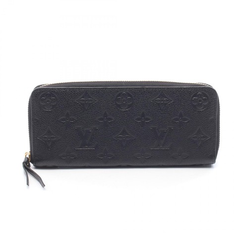 LOUIS VUITTON Portefeuille Clemence Long wallet M60171 Monogram empreinte Black