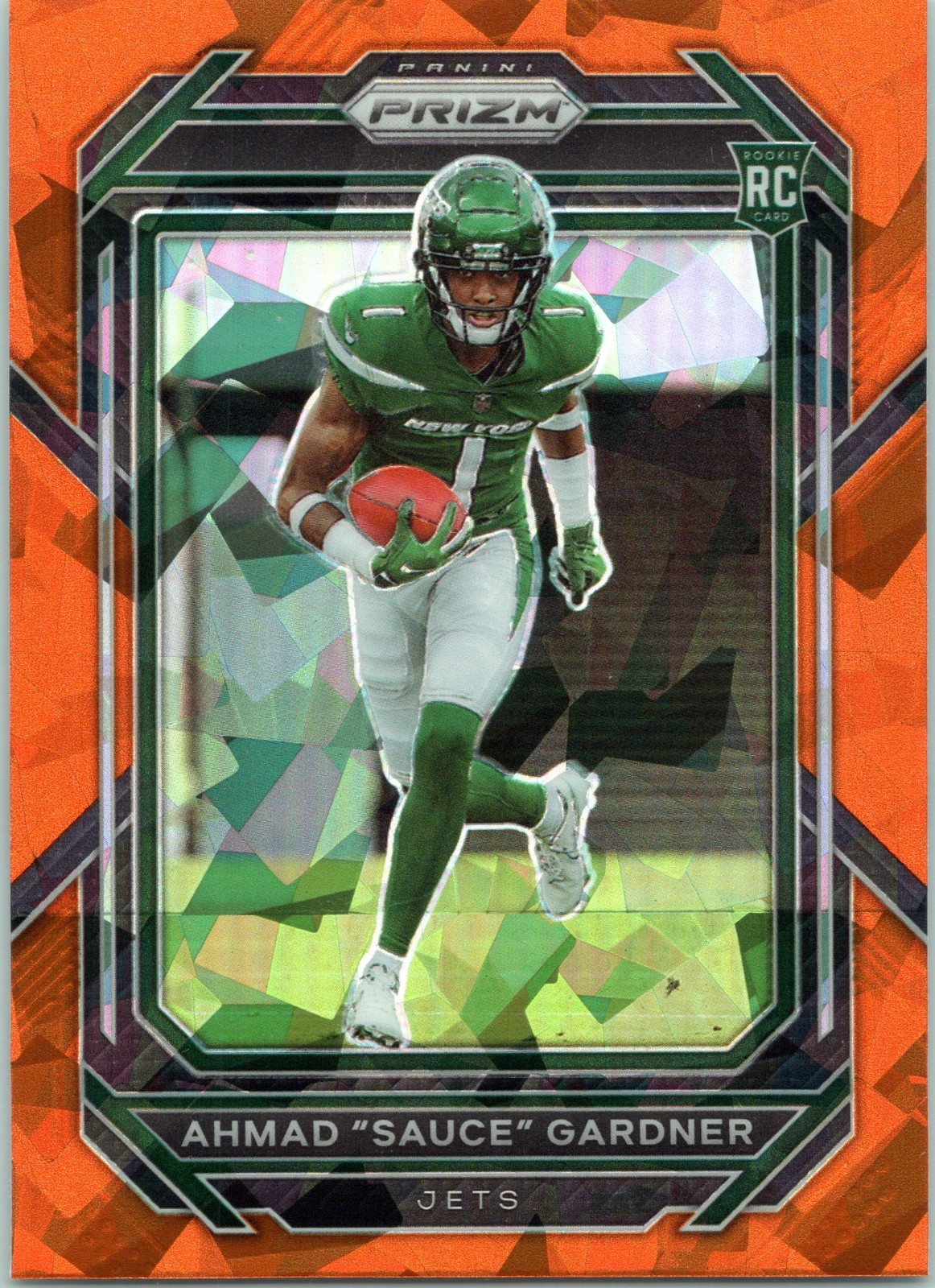 2022 Panini Prizm Rookies Orange Ice Ahmad Gardner Sauce #341