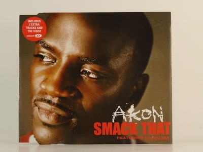 AKON FT EMINEM SMACK THAT (H1) 4 Track CD Single including Picture Sleeve UNIVER