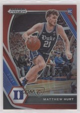 2021-22 Panini Prizm Draft Picks Red 210/299 Matt Hurt Matthew #34 0c2