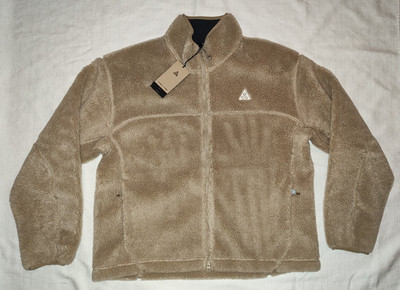 Nike ACG Canwell Glacier THERMA-FIT Jacket Beige Sherpa FV8653-247 Men's Size L