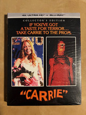 Carrie UHD 4K Blu-ray Collector's Edition Shout Factory Brian De Palma