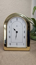 Clock Quartz Carriage Mantle Working Condition Very Quiet 
