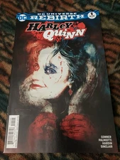 HARLEY QUINN  # 1 B 2016  DC UNIVERSE REBIRTH    BILL SIENKIEWICZ Cover NM