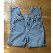 American Eagle Outfitters Light Wash Blue Denim Skinny Stretch Jeans High Rise 0