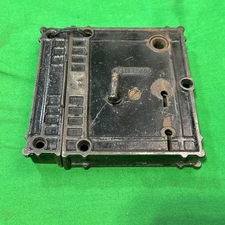 VINTAGE PETERBORO LOCK WORKS HARDWARE Surface Rim Lock W/ Keeper No Key