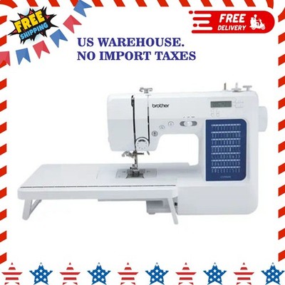70-Stitch Computerized Sewing Machine with Wide Table, 70 Sewing Stitches, New