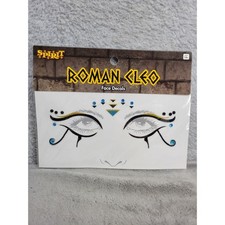 Spirit Halloween Roman Cleo Face Decals Costume Makeup Stickers Accessory