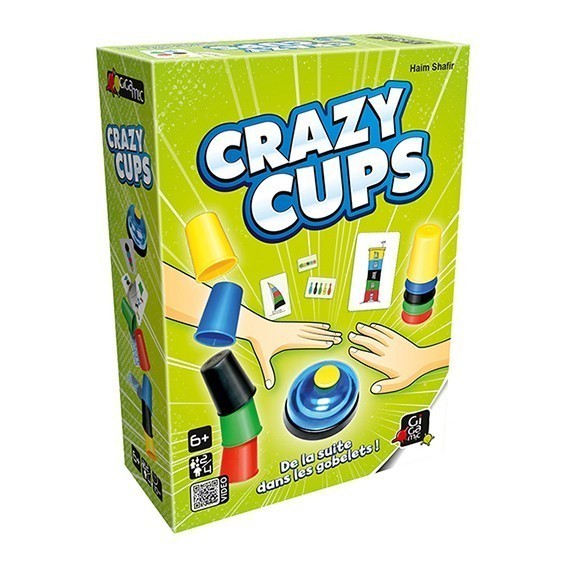 Jeux de société Crazy Cups pour enfants et famille dès 6 ans
