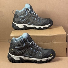 Pacific Mountain Blackburn Waterproof Hiking Boots Women’s Size 8.5 Gray Trail