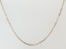 20" 14K Yellow Gold 2mm Paperclip Chain Necklace AM1091714 