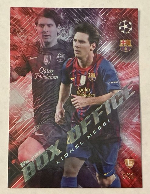 Lionel Messi 25-26 Topps 2082 Box Office/99 Barcelona SEE DESCRIPTION