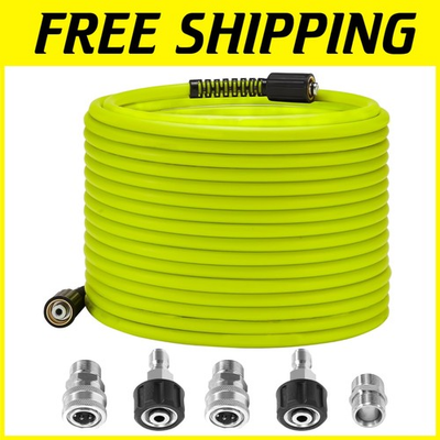 #ad 3600 PSI 50 FT Pressure Washer Hose Quick Connect Adapter $132.99
