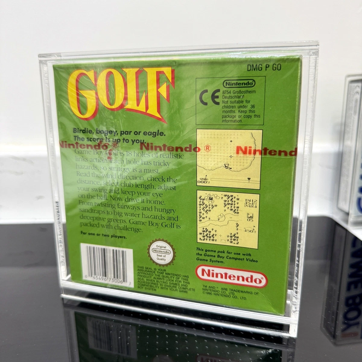 Golf para Nintendo Game Boy - Nuevo Nintendo Tira Roja Sellado + Estuche Acrílico