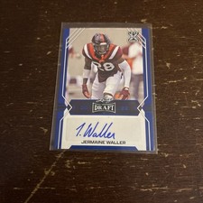 JERMAINE WALLER GENUINE AUTHENTIC SIGNED AUTOGRAPHED FOOTBALL CARD