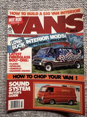 Hot Rod Magazine Vans Interior Mods Sound Systems #4 1977