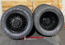 20 Arena Thunder Black Dually Wheels 33.5 Rt At Tires 10x225 Ford F450 F550